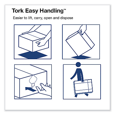 Tork Advanced Bath Tissue, Septic Safe, 2-Ply, White, 500 Sheets/Roll, 48 Rolls/Carton (TRKTM6130S)