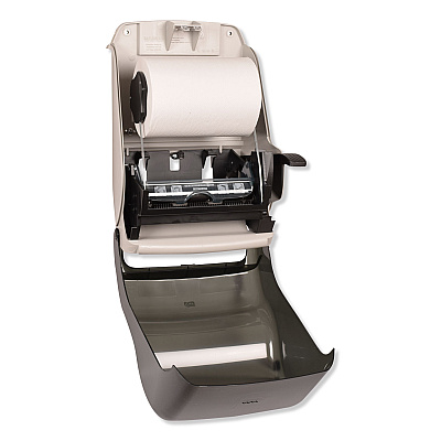 Tork Hand Towel Roll Dispenser, 12.94 x 9.25 x 15.5, Smoke (TRK84TR)