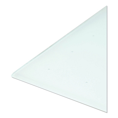 U Brands Floating Glass Ghost Grid Dry Erase Board, 35 x 23, White (UBR2798U0001)