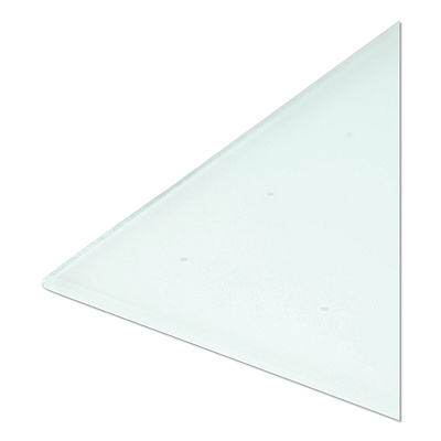 U Brands Floating Glass Ghost Grid Dry Erase Board, 47 x 35, White (UBR2799U0001)