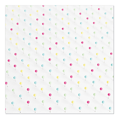 U Brands Map Push Pins, Plastic, Assorted, 0.5", 300/Pack (UBR3086U0624)