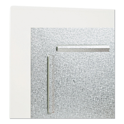 U Brands Floating Glass Dry Erase Board, 35 x 23, White (UBR3975U0001)