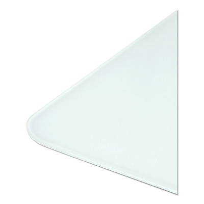 U Brands Cubicle Glass Dry Erase Board, 12 x 12, White Surface (UBR3690U0001)