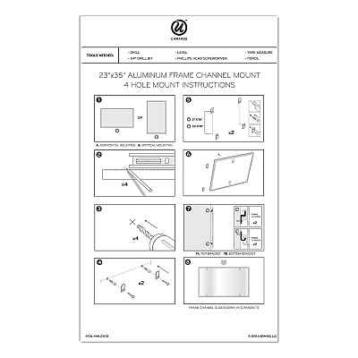U Brands PINIT Magnetic Dry Erase Board, 36 x 24, White Surface, Silver Aluminum Frame (UBR2805U0001)