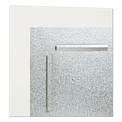 U Brands Floating Glass Dry Erase Board, 70 x 35, White (UBR3978U0001)