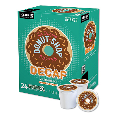 The Original Donut Shop Decaf Coffee K-Cup Pods, 96/Carton (DIE7401)