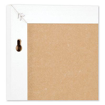 U Brands Magnetic Dry Erase Calendar with Decor Frame, One Month, 30 x 20, White Surface, White Wood Frame (UBR2075U0001)