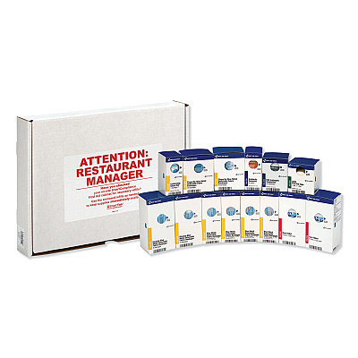 First Aid Only SmartCompliance Restaurant First Aid Cabinet Refill, 214 Pieces (FAOFAE8010)
