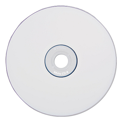 Verbatim CD-R Recordable Disc, 700 MB/80 min, 52x, Spindle, White, 100/Pack (VER94712)