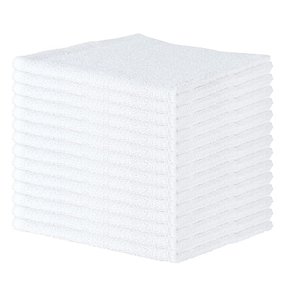 Route Ready Bar Mop Towels White 28 Oz 25 Ea/bag 48 Bag/bale, Bale Of 1200 (RR-W28)