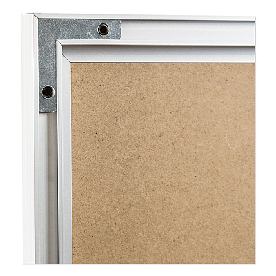 U Brands 4N1 Magnetic Dry Erase Combo Board, One Month, 36 x 24, White/Natural Surface, Silver Aluminum Frame (UBR3891U0001)