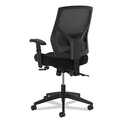 HON Crio High-Back Task Chair with Asynchronous Control, Supports Up to 250 lb, 18" to 22" Seat Height, Black (BSXVL582SB11T)
