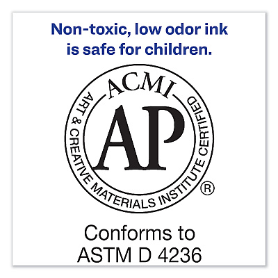 Avery MARKS A LOT Regular Desk-Style Permanent Marker, Broad Chisel Tip, Green, Dozen (7885) (AVE07885)