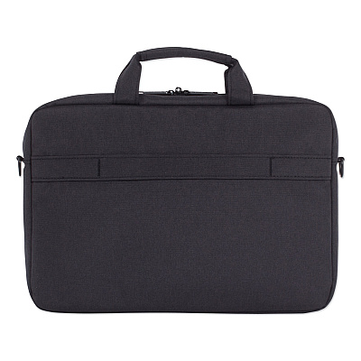 Swiss Mobility Cadence Slim Briefcase, Fits Devices Up to 15.6", Polyester, 3.5 x 3.5 x 16, Charcoal (SWZEXB1010SMCH)