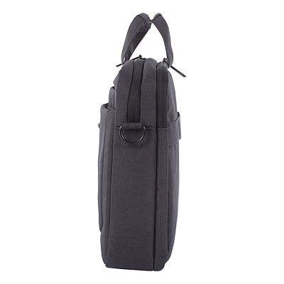 Swiss Mobility Cadence 2 Section Briefcase, Fits Devices Up to 15.6", Polyester, 4.5 x 4.5 x 16, Charcoal (SWZEXB1009SMCH)
