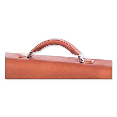 Swiss Mobility Milestone Briefcase, Fits Devices Up to 15.6", Leather, 5 x 5 x 12, Cognac (SWZ49545807SM)