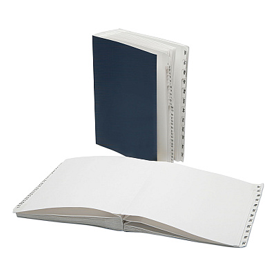 AbilityOne 7530016819292, SKILCRAFT File Sorter, 42 Dividers, Month/Date Index, Letter Size, Blue Cover
