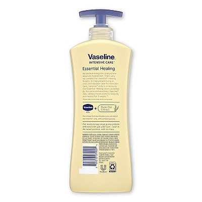 Vaseline Intensive Care Essential Healing Body Lotion, 20.3 oz, Pump Bottle (UNI07900EA)