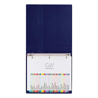 Avery Customizable TOC Ready Index Multicolor Tab Dividers, 26-Tab, A to Z, 11 x 8.5, White, Contemporary Color Tabs, 1 Set (AVE11844)