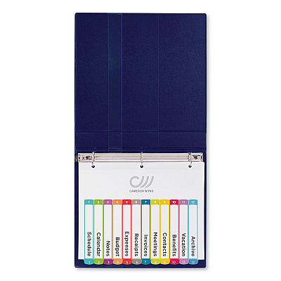 Avery Customizable TOC Ready Index Multicolor Tab Dividers, 12-Tab, 1 to 12, 11 x 8.5, White, Contemporary Color Tabs, 1 Set (AVE11843)