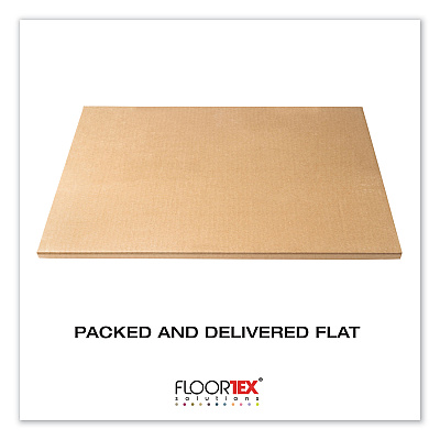 Floortex Cleartex MegaMat Heavy-Duty Polycarbonate Mat for Hard Floor/All Carpet, 46 x 60, Clear (FLRECM121525ER)