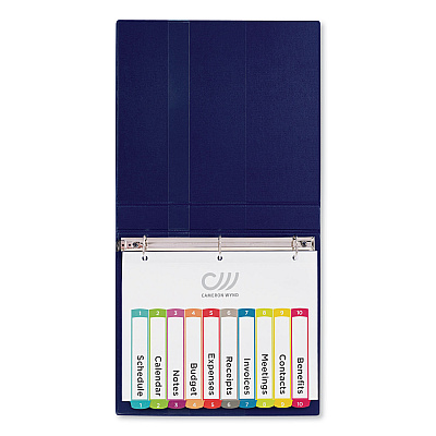 Avery Customizable TOC Ready Index Multicolor Tab Dividers, 10-Tab, 1 to 10, 11 x 8.5, White, Contemporary Color Tabs, 1 Set (AVE11842)