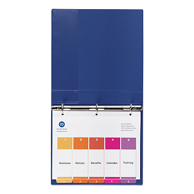 Avery Customizable TOC Ready Index Multicolor Tab Dividers, Uncollated, 5-Tab, 1 to 5, 11 x 8.5, White, 24 Sets (AVE11167)