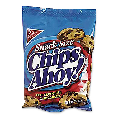 Nabisco Chocolate Chip Cookies - Single Serve, 2 oz Packets, 60/Carton (CAHNFG015480)