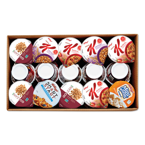 Kellogg's Breakfast Cereal - Single Serve, Classic Wellness Assortment, 2.2 oz Cup, 60/Carton (5X0404)