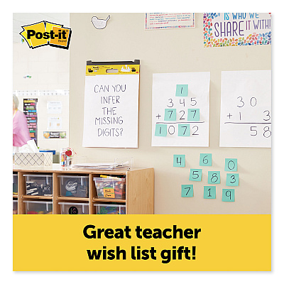 Post-it Easel Pads Super Sticky Vertical-Orientation Self-Stick Easel Pads, Unruled, 15 x 18, White, 20 Sheets, 2/Pack (MMM577SS)