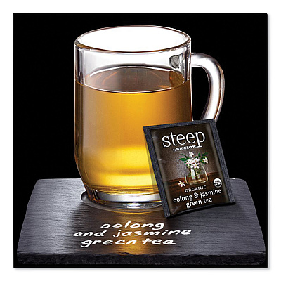 Bigelow Steep Tea, Oolong and Jasmine Green, 0.06 oz Tea Bag, 20/Box (BTCRCB17714)