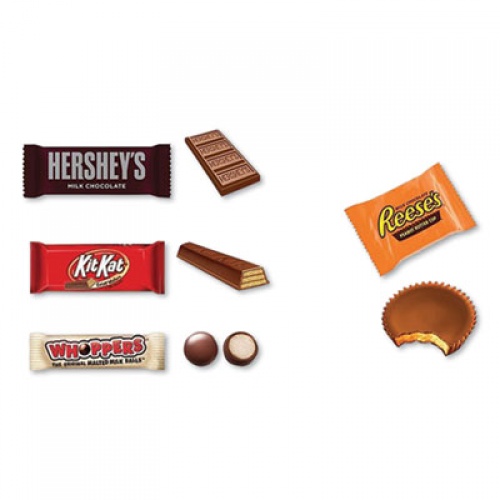 Hershey's All Time Greats Milk Chocolate Variety Pack, Assorted, 38.9 oz Bag (20243)