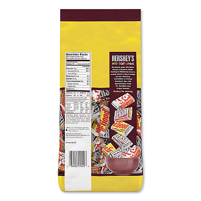 Hershey's Miniatures Variety Pack, Assorted, 56 oz (HRS21543)