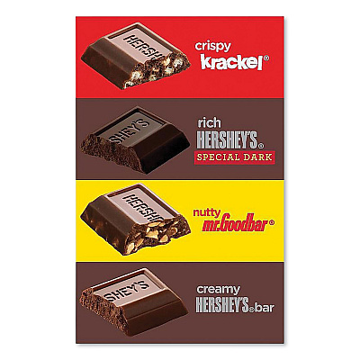 Hershey's Miniatures Variety Pack, Assorted, 56 oz (HRS21543)