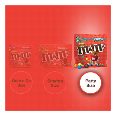 M&amp;M's Chocolate Candies, Peanut Butter, 38 oz Resealable Bag (MNM55085)