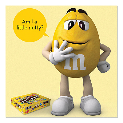 M & M's Chocolate Candies, Peanut, Individually Wrapped, 1.74 oz, 48/Box (MNM01232)