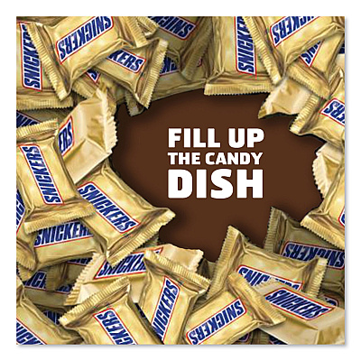 Snickers Minis Size Chocolate Bars, Milk Chocolate, 4.4 oz Pack, 12 Packs/Carton (SNIMMM01502)