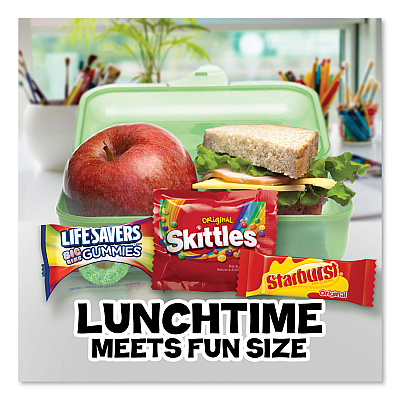 Skittles Chewy Candy, Original, Fun Size, 10.72 oz Bag (SKT24581)
