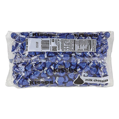 Hershey's KISSES, Milk Chocolate, Dark Blue Wrappers, 66.7 oz Bag (HRS60194)
