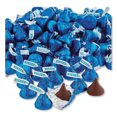 Hershey's KISSES, Milk Chocolate, Dark Blue Wrappers, 66.7 oz Bag (HRS60194)