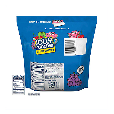 Jolly Rancher Original Hard Candy, Assorted, Individually Wrapped, 14 oz (JLRHEC55686)
