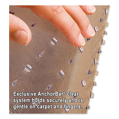 ES Robbins Natural Origins Chair Mat For Carpet, 36 x 48, Clear (ESR141028)