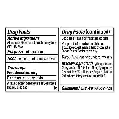 Degree Men Dry Protection Anti-Perspirant, Cool Rush, 1/2 oz, 36/Carton (UNI15229CT)
