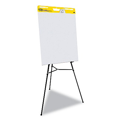 Post-it Easel Pads Super Sticky Vertical-Orientation Self-Stick Easel Pads, Quadrille Rule (1 sq/in), 25 x 30, White, 30 Sheets, 6/Pack (MMM560VAD6PK)