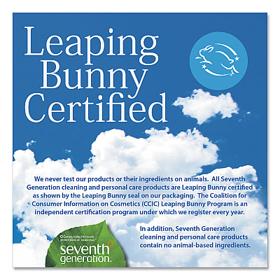 Seventh Generation Natural Liquid Fabric Softener, Free and Clear/Unscented 32 oz Bottle (SEV22833EA)