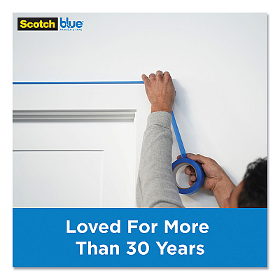 ScotchBlue Original Multi-Surface Painter's Tape, 3" Core, 2" x 60 yds, Blue (MMM209048NC)