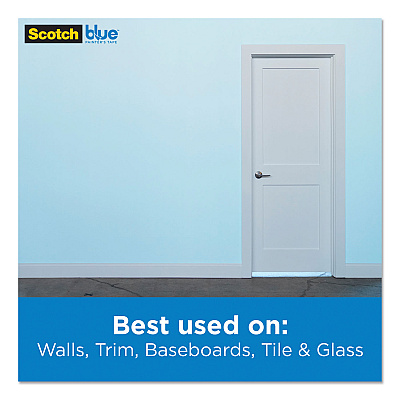 ScotchBlue Original Multi-Surface Painter's Tape, 3" Core, 2" x 60 yds, Blue (MMM209048NC)