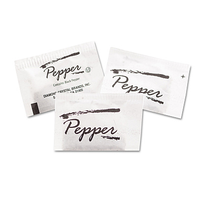 Diamond Crystal Pepper Packets, 0.1 grams, 3,000/Carton (MKL14462)