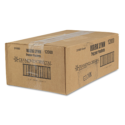 Diamond Crystal Pepper Packets, 0.1 grams, 3,000/Carton (MKL14462)