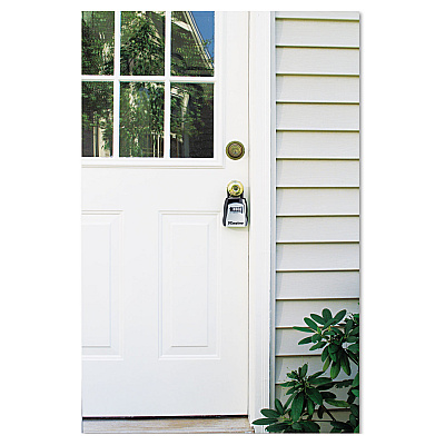 Master Lock Locking Combination 5 Key Steel Box, 3.25" Wide, Black/Silver (MLK5400D)